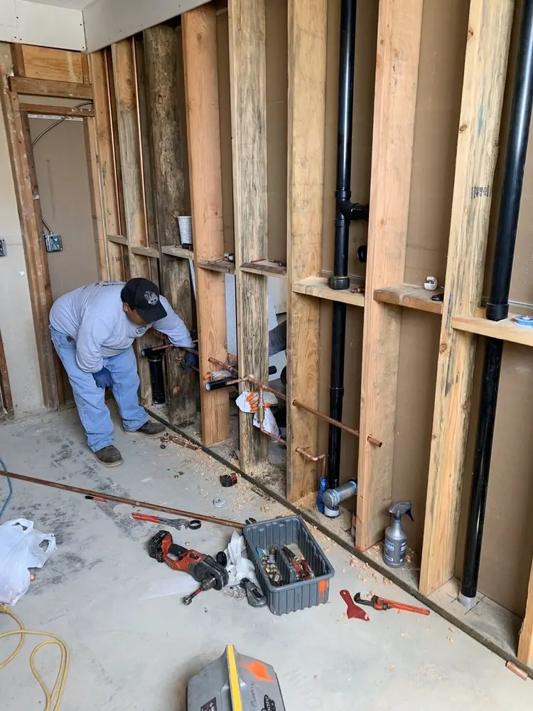 Commercial rough-in plumbing for Gas Line Repair in Millis